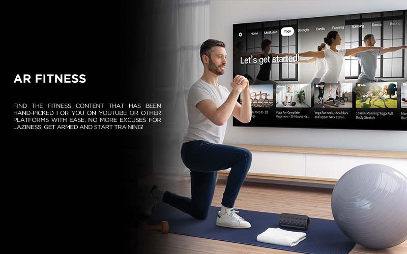 AR FITNESS - Find the fitness content that has been hand-picked for you on YouTube or other platforms with ease. No more excuses for laziness; get armed and start training!